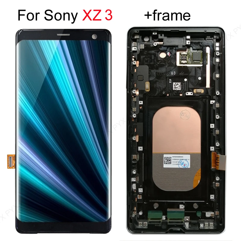 6 5 дюймов для Sony XZ3 ЖК дисплей кодирующий преобразователь сенсорного экрана в