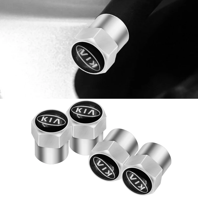 4 pieces of wheel tire parts valve stem plugs cover for Kia Ceed Rio Sportage R K3 K4 K5 Sorento Cerato Optima 2015 2016 | Автомобили и