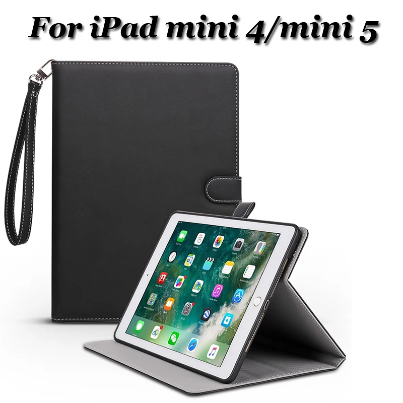 Чехол с ремешком для iPad mini 4 5 чехол A1538 A2126 A2124 кожаный чехол с магнитной подставкой для iPad mini 4 5 чехол
