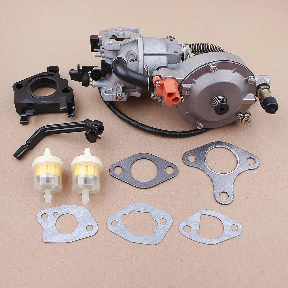 Поворотный комплект карбюратора для Honda GX360 GX390 GX420 188F 190F генератор двигателя 13HP