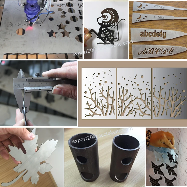 Carbon steel cnc laser cutting machines 150w 180w hot sales mini laser cutting machine 1390