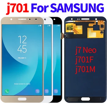

5pcs/lot For Samsung J7 NEO J701 LCD Display Touch Screen Digitizer Assembly replacement For Samsung Galaxy J701F LCD Screen