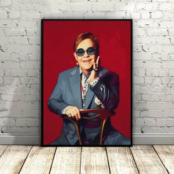 

Elton John Art Canvas Poster Painting for Living Room Dropshipping