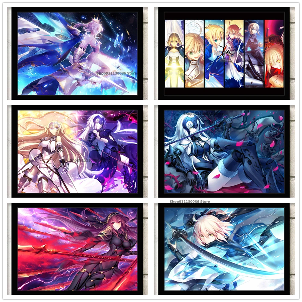 Алмазная живопись 5d сделай сам аниме Fate Stay Night японские Мультяшные комиксы