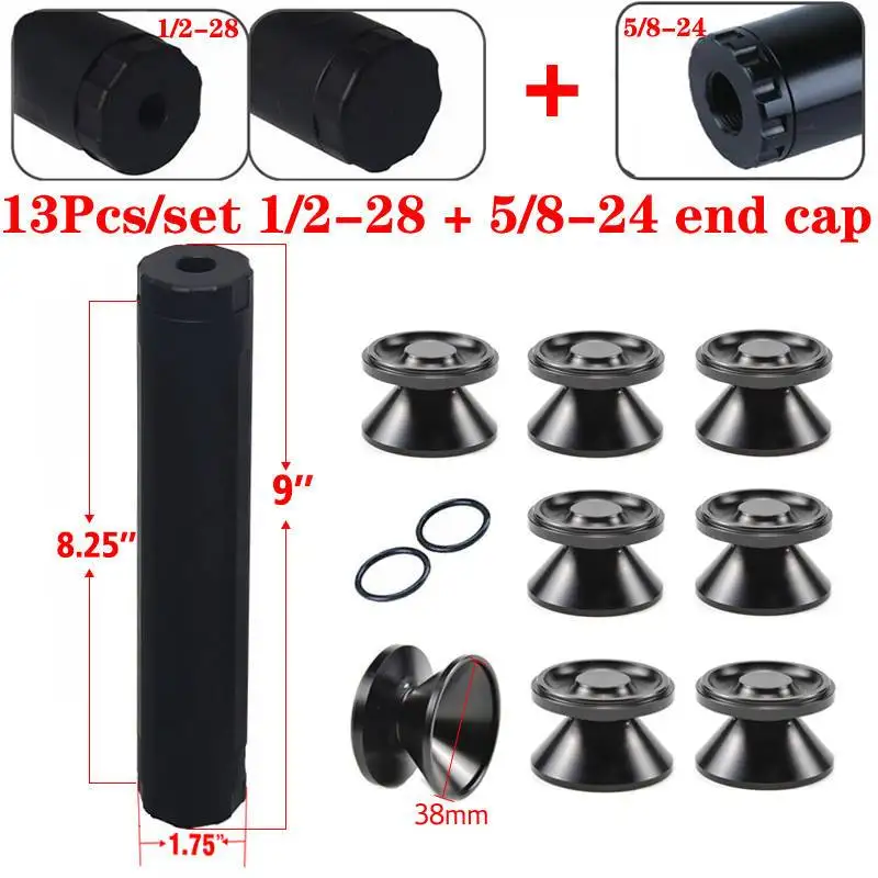 14pcs Pcmos 1/2-28 Торцевая крышка топливные фильтры топливная ловушка растворитель фильтр 1,75 дюймов OD для NAPA 4003 WIX 24003 6061-T6 автомобильные фильтры чашки - Цвет: 14pcs
