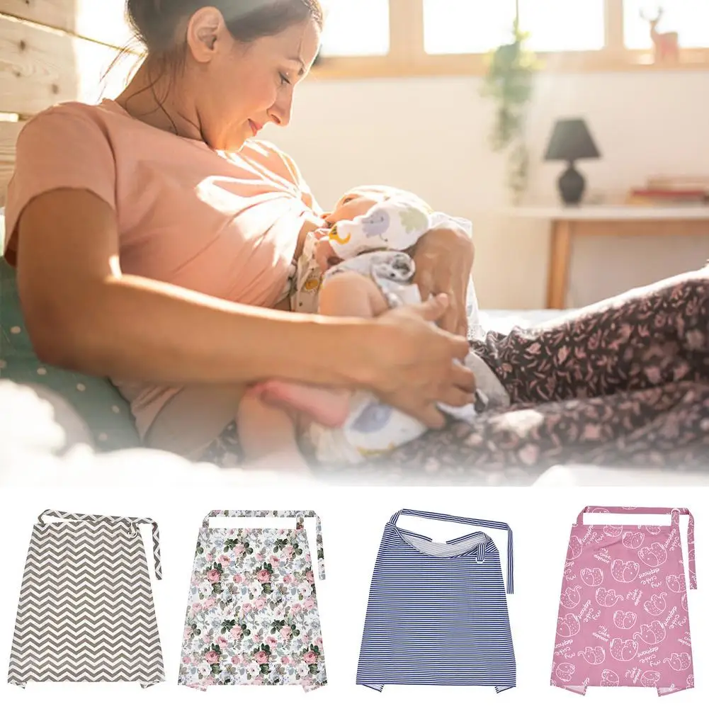 Breastfeeding Cover Baby Infant Breathable Cotton Muslin Nursing Cloth Large Size Big Nursing Feeding Cover Cape Apron 66x90cm