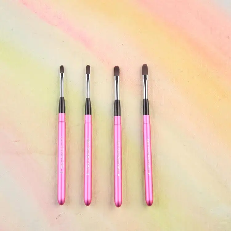ArtSecret 1PC High Quality Nail Manicure Gel Brush For Art Acrylic Liquid Powder SPA-513 Flat Oval 2