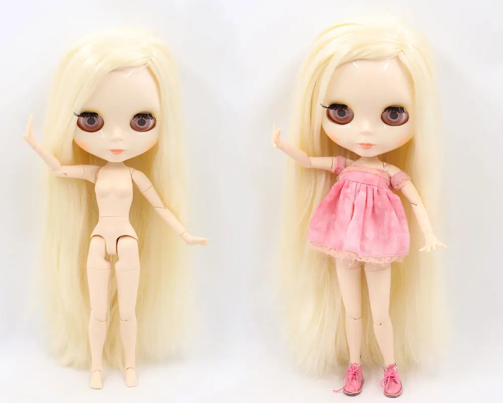 ICY Blyth кукла Обнаженная 1/6 шарнир тело 30 см игрушки BJD белое блестящее лицо с дополнительными руками AB и Лицевая панель DIY модные куклы подарок для девочки