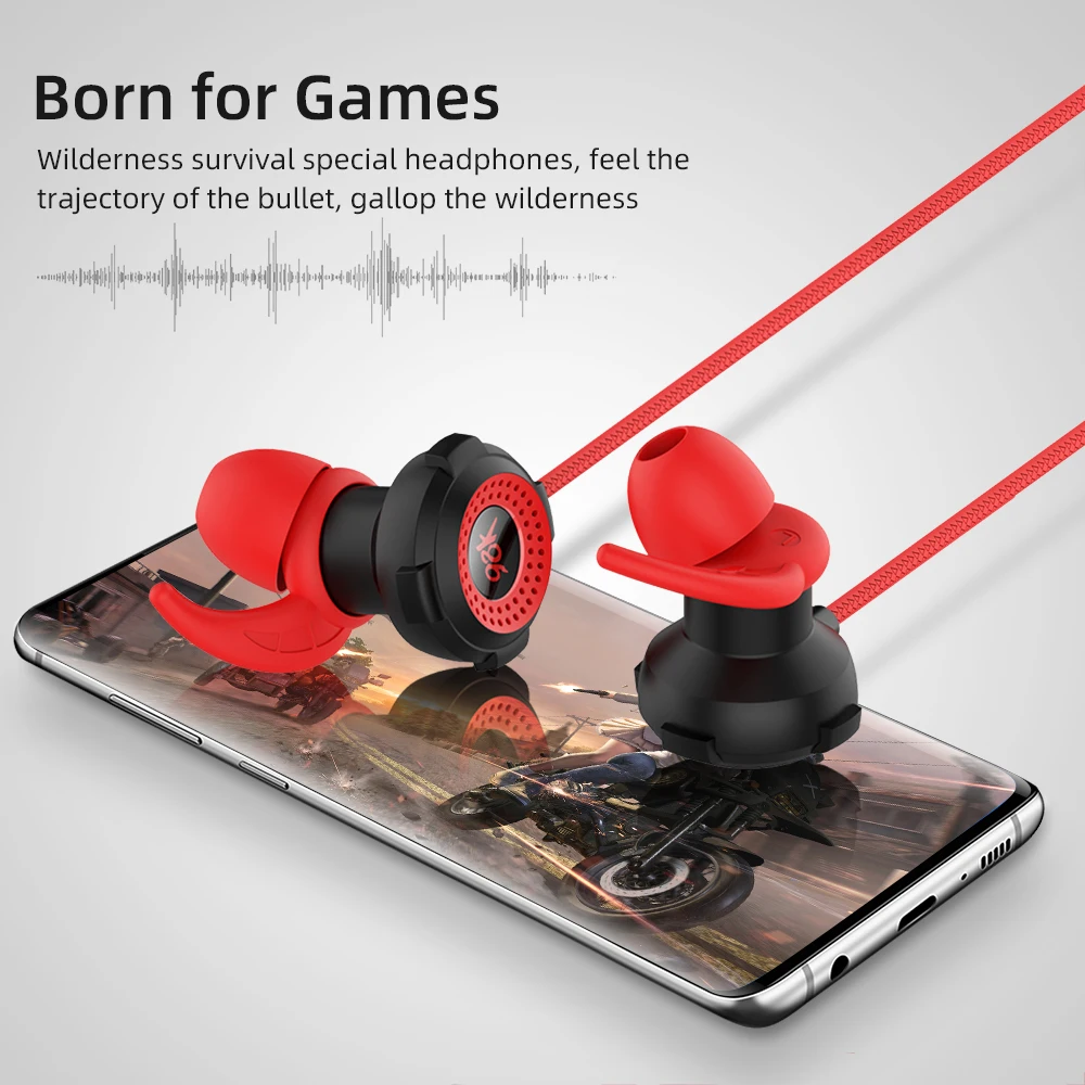 2020 New Gaming Headphone HiFi 3 5mm Wired Stereo Earphone with Microphone For Laptop PC Gaming Headset Earbuds For Game Player