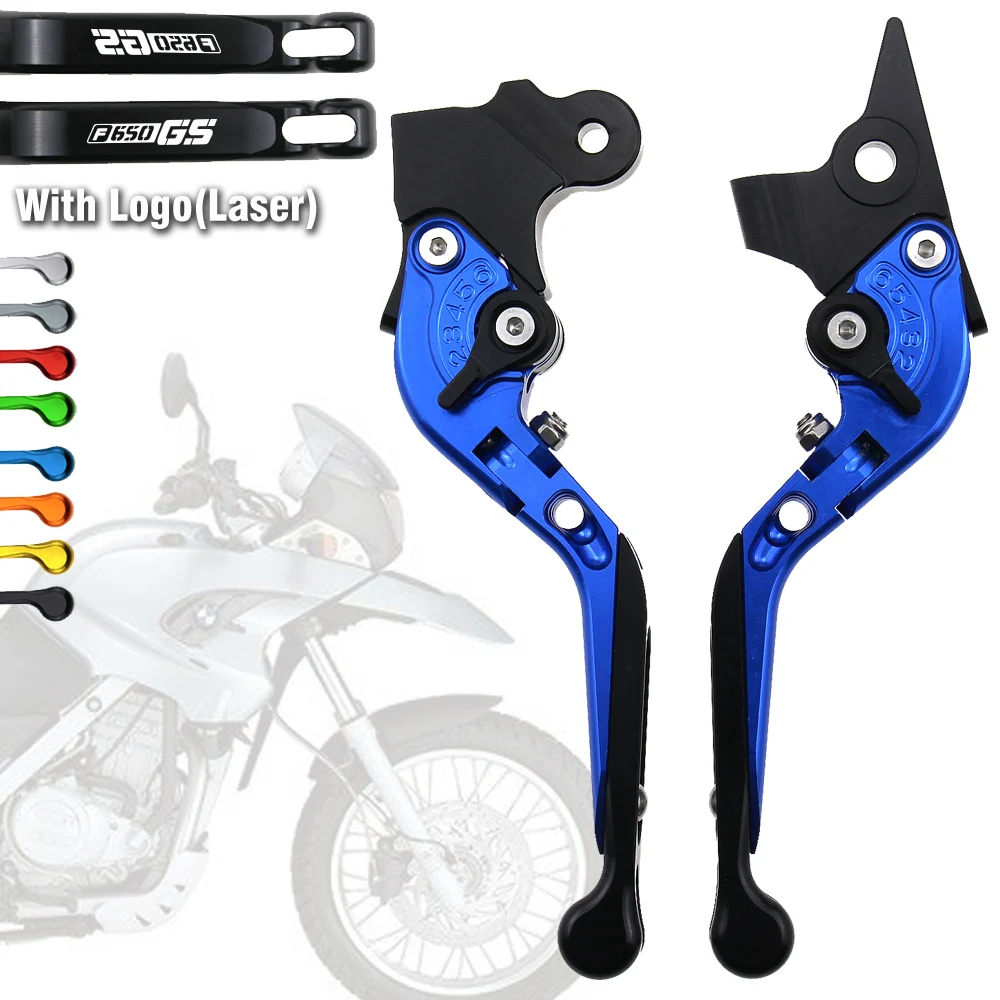 

Рычаги Moto F650GS для BMW F650GS F650 GS 650GS 2003-2007, алюминиевые рычаги тормозной муфты с ЧПУ, Регулируемый складной рычаг