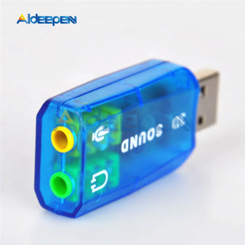 Чипсет CM108 с USB 2 0 на 3D звуковую карту АДАПТЕР ВИРТУАЛЬНОЙ звуковой карты 5 1