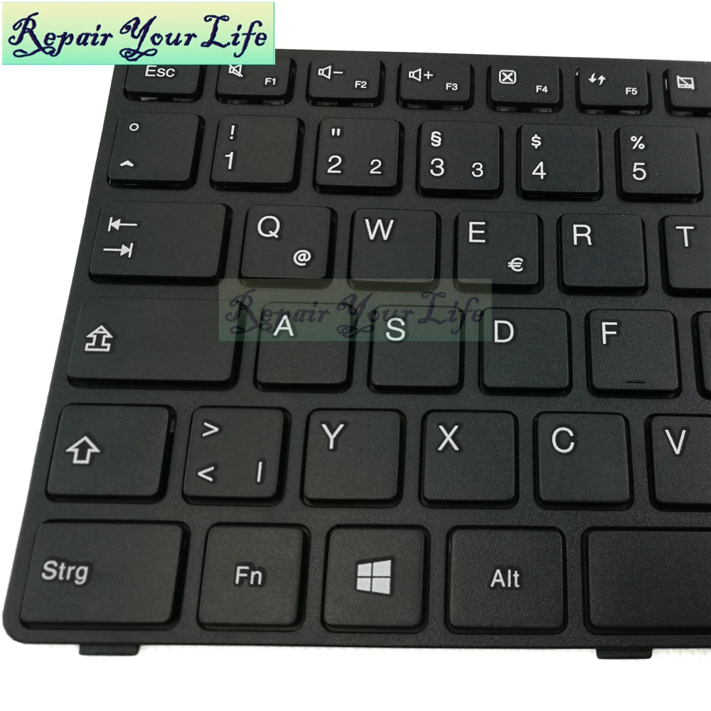 Клавиатура для ноутбука GR/Немецкий для lenovo 100-15ibd SN20J78598 PK1310E1A19 6385H-GR черный прайс-лист