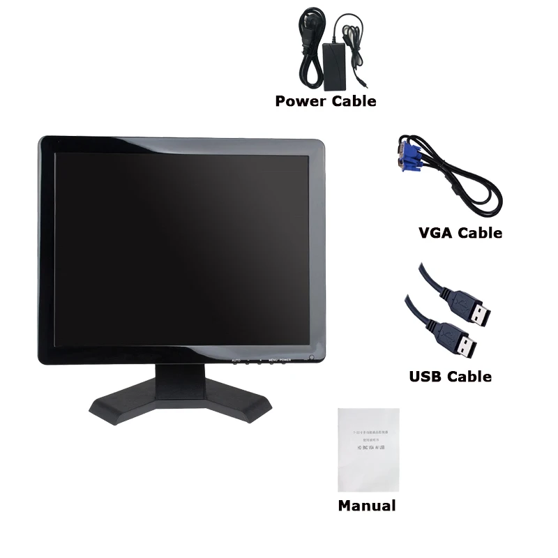 15 дюймов сенсорный монитор 1024*768 емкостный сенсорный монитор HDMI BNC 4:3 Портативный сенсорный монитор с AV/BNC/VGA/HDMI/USB интерфейсом
