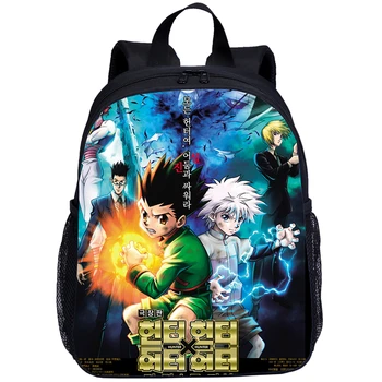 

Mini Backpack Kids Boys Girls Cartoon Anime Hunter x Hunter 3D Printing Bookbag Kindergarten School Bag Satchel Mochila Escolar