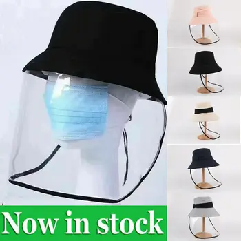 

A Anti-spitting Protective Cap Cover Outdoor Fisherman Hat Splash-Proof Unisex Striped Caps