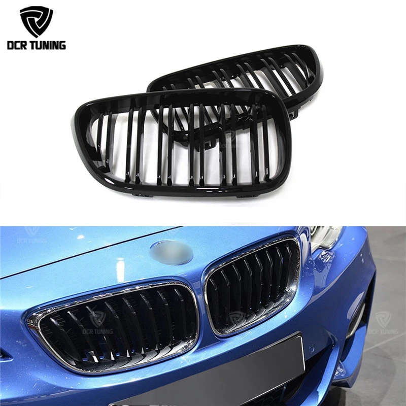 Решетка для BMW 2 серии F22 F23 Coupe &amp Convertible F87 M2 2014 + двойная планка передняя решетка