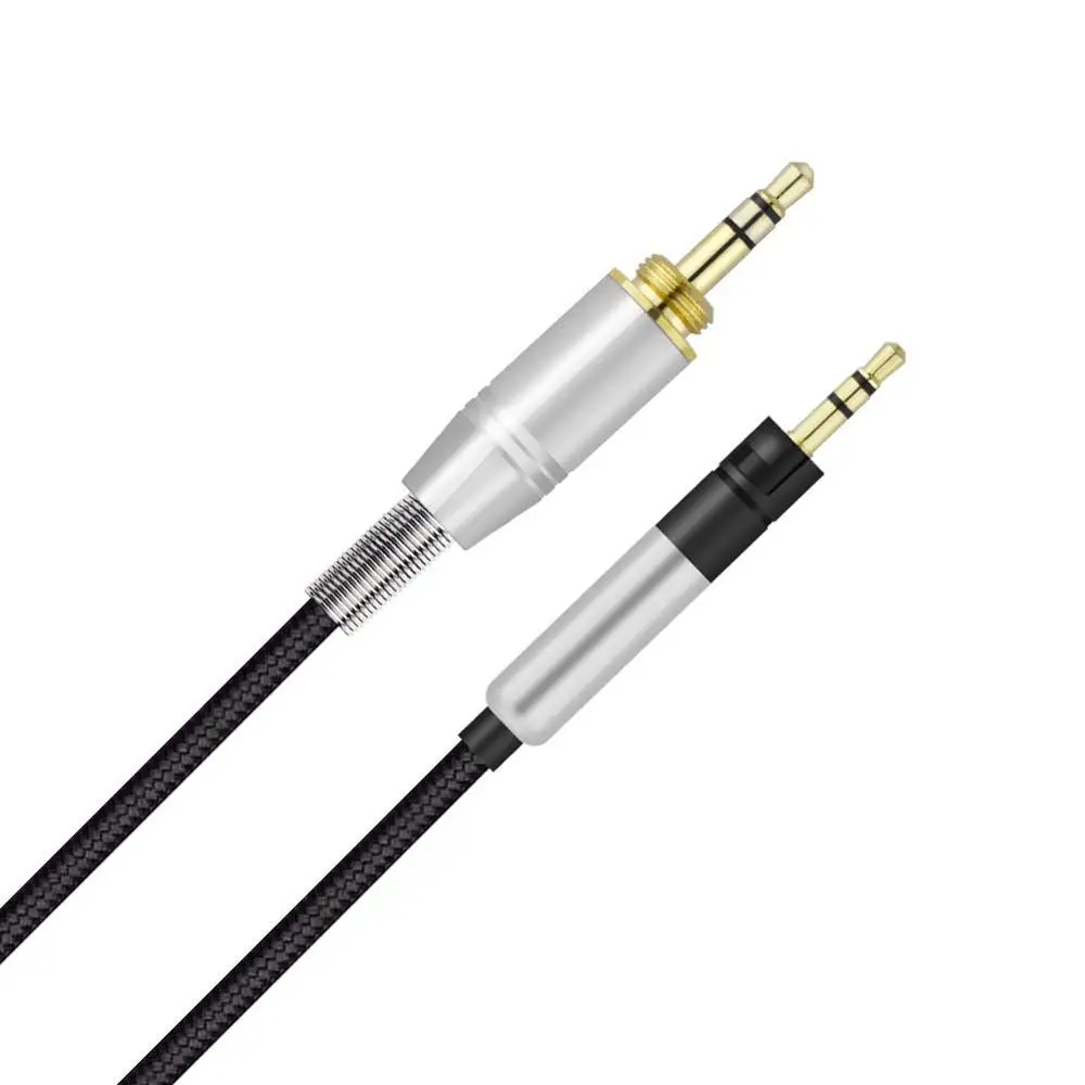 Upgrade Replacement Stereo Audio Cable Extension Music Cord For Sennheiser Momentum 2 0 HD1 Over On Ear Headphones 1 2meters
