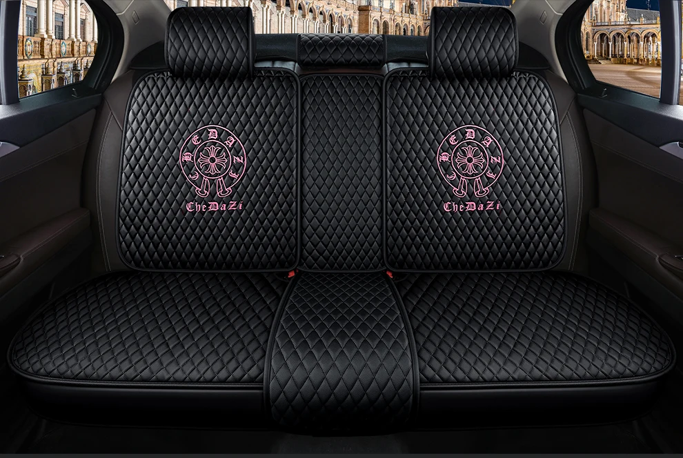Full Coverage Eco-leather auto seats covers PU Leather Car Seat Covers for Jeep renegade cherokee jeep2009 compass wrangler gran