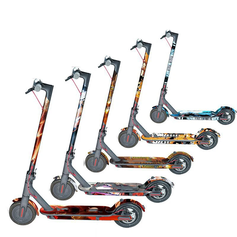 ElectricScooterFullBodyPVCStickerDIYSkateboardStickerScooter