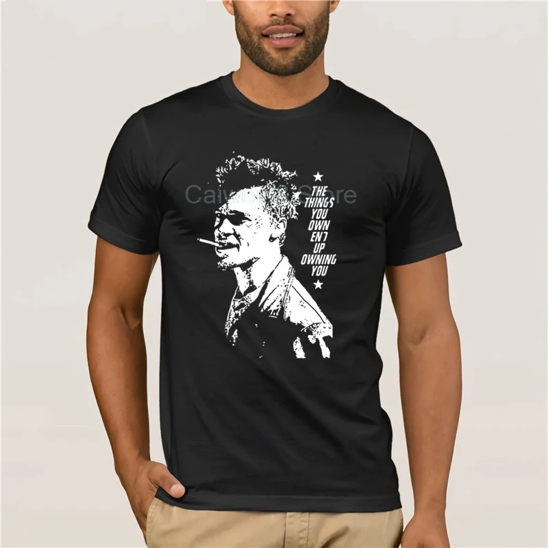 Homme Decontracte Mode T Shirt Col Rond Cool Combat Club Citation Tyler Durden Drole Parodie Film Hommes 19 Mode Style T Shirt Aliexpress