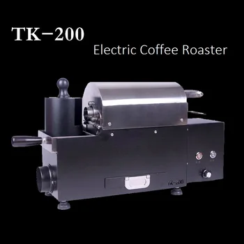 

220V TK-200 Household Coffee Roasting Machine Small Coffee Bean Baking Machine Electric Coffee Roaster 100-200g Capacity