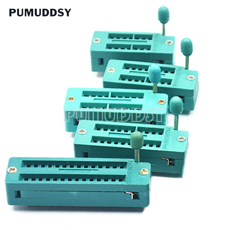 1PCS 2.54MM IC lock seat socket Test Universal ZIF sockets 14Pin 16Pin