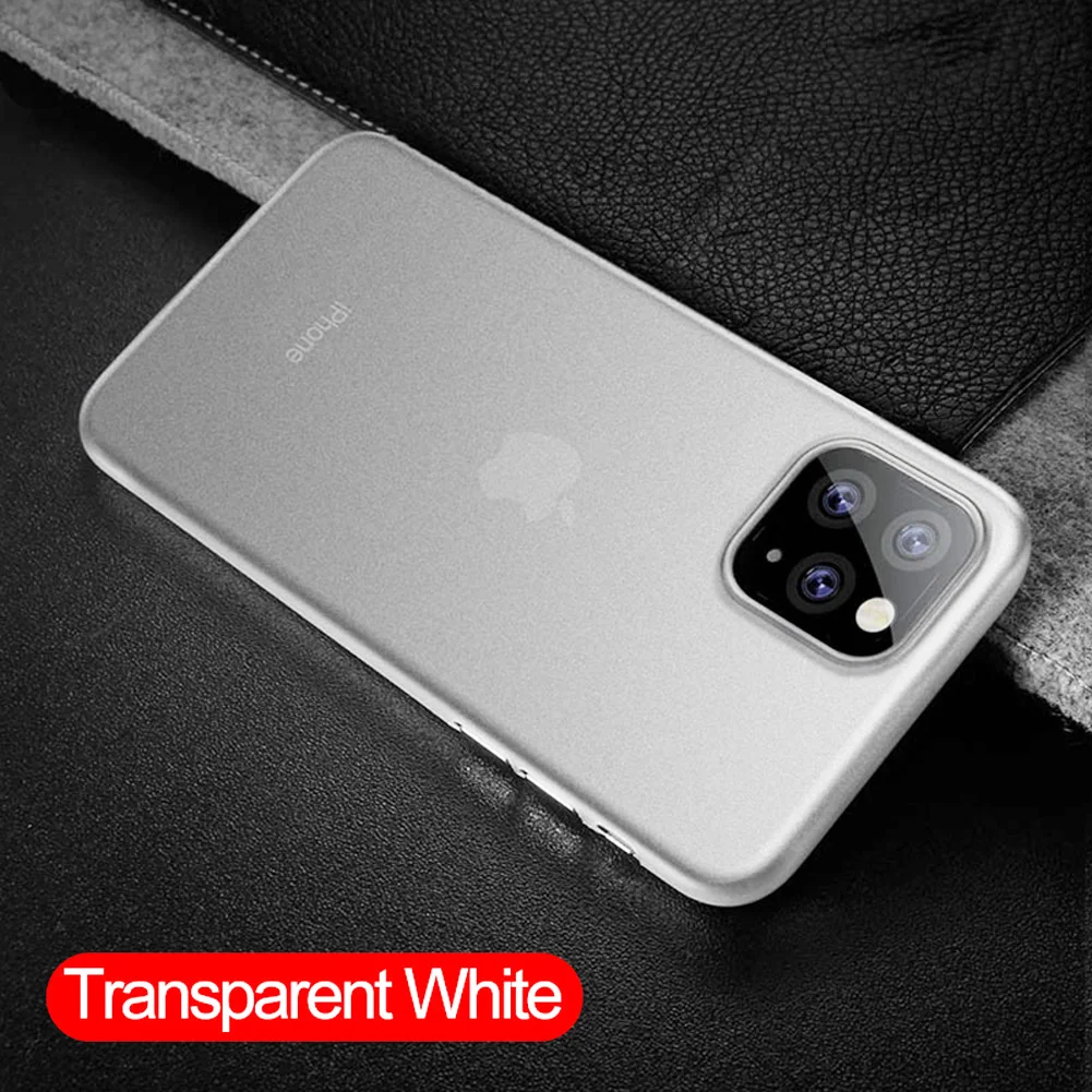 

Ultra Slim Matte PP Soft Case for iPhone 11 Pro Max 2019 Frosted Shockproof Slim Fit Phone Case Cover Coque Capa Fundas