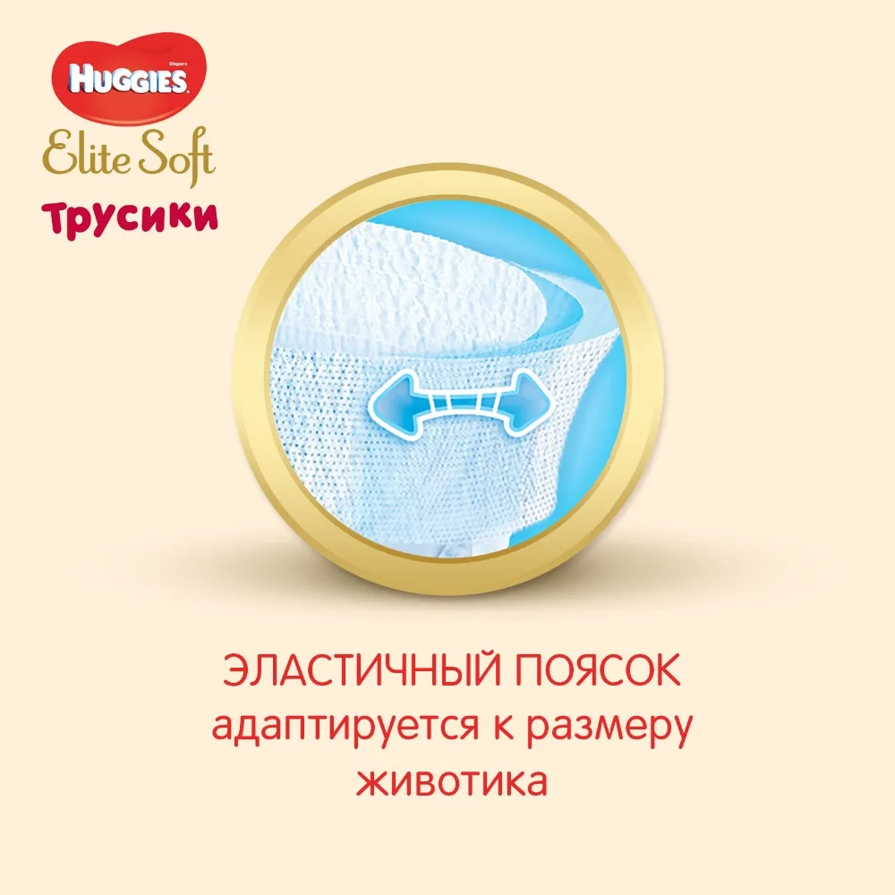 Трусики Huggies Elite Soft 6-11 кг(размер 3) 54 шт