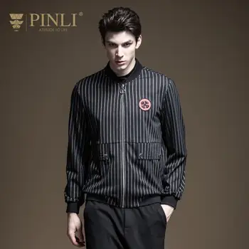 

Bomber Jacket Men Zipper Standard No Jacket Casaco Masculino Pinli Fall 2019 New Men's Sticker Baseball Wear Leisure B193104108