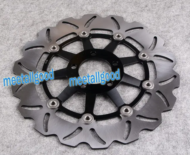 Мотоцикл Fornt тормозные дисковые роторы для KAWASAKI ZXR400/750/R750 и NINJA ZX9R& ZEPHYR/ZRX/ZZR 1100& ZRX S/R 1200 пара черный