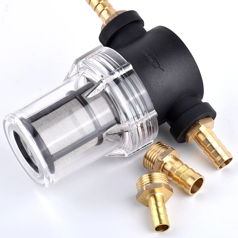 Premium Copper Connector Rain Water Filter - Agricultural, Garden & Aquarium Use (10~200 Mesh)