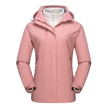 Женская лыжная куртка, уличная флисовая куртка для сноуборда, зимняя ветрозащитная теплая спортивная походная куртка, одежда