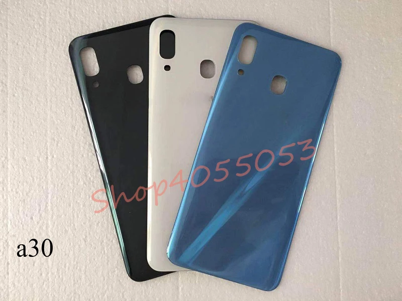 1 шт. для Galaxy A30 A40 батарея задняя крышка для samsung A50 A70 задняя дверь Корпус Замена Ремонт Запчасти