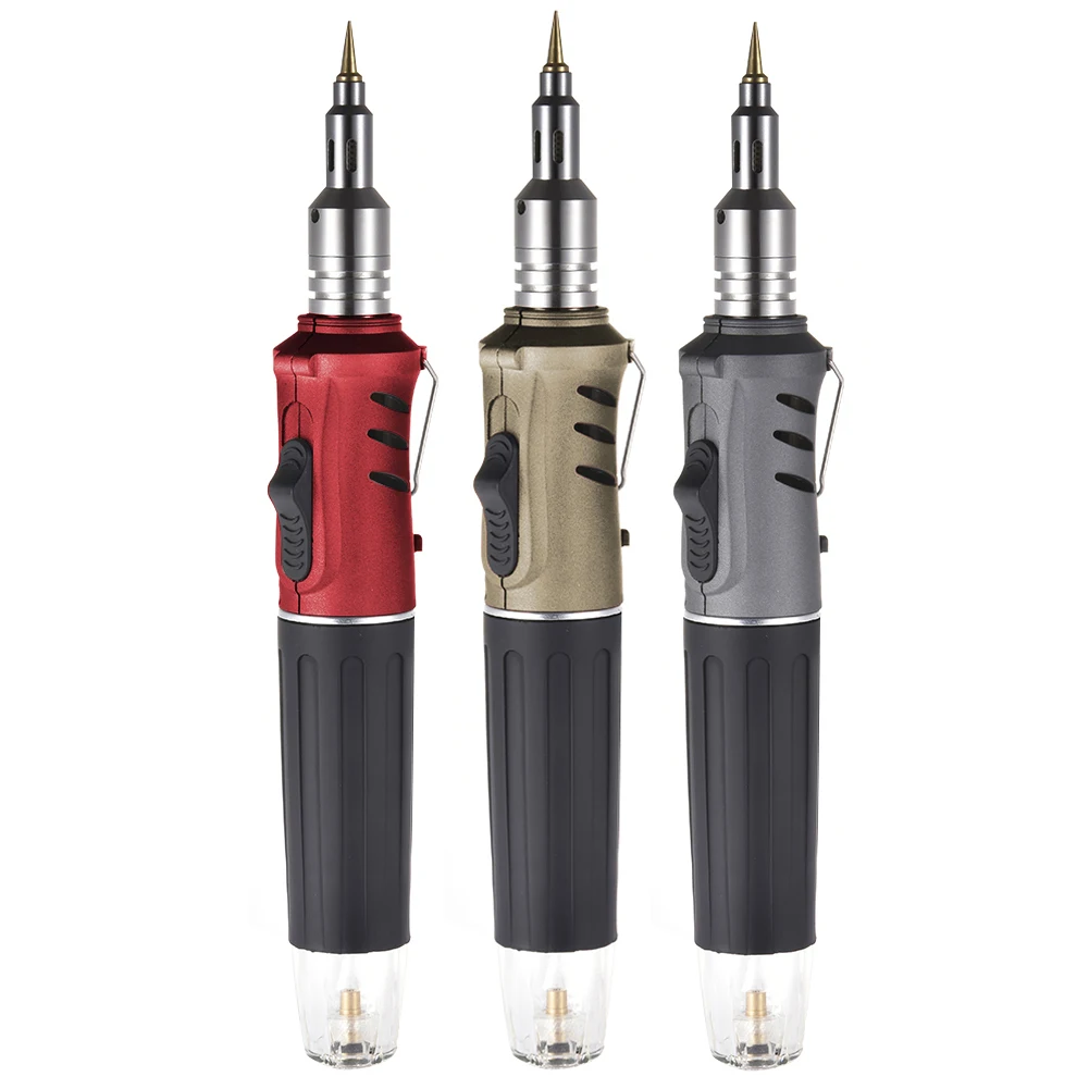 3 IN 1 Multifunctional Gas Soldering Iron Auto Adjustable Flame Butane Hot Air Gun Flamethrower for Jewelry Building Circuit | Инструменты