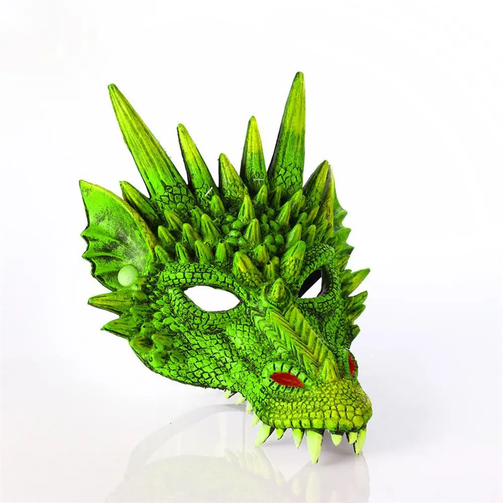 

Demon Dragon Cosplay Costume Dinosaur Set Wing and Masks Christmas Halloween Carnival Kid children Gift Party Props