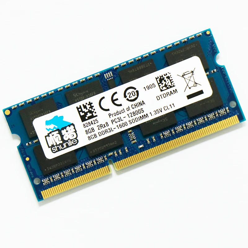  Hynix IC DDR3 8GB 4GB 1600MHz 1333MHz laptop 1.35V Memory SODIMM Ram