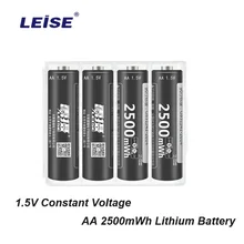 Leise 1,5 V AA литиевая батарея 2500mwh 2a Li-ploymer перезаряжаемые батареи 4 шт. Li-Ion большой емкости с чехол батареи для игрушек Leise 1,5 V AA литиевая батарея 2500mwh 2a Li-ploymer перезаряжаемые батареи 4 шт. Li-Ion большой емкости с чехол батареи для игрушек