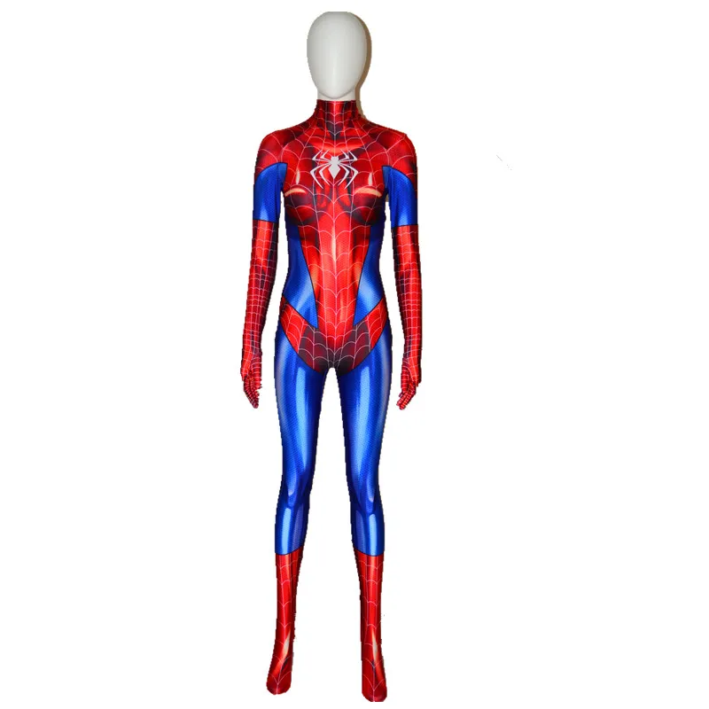 MJ Джейми костюм паука Mary Jane SpiderGirl косплей 3D принт Хэллоуин женский Человек-паук
