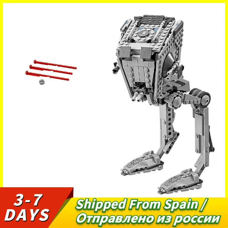 

Starwars Scout Transport Model Building Blocks 471Pcs Toy Star Wars Baze Malbus Figures AT-ST Walker Starwars