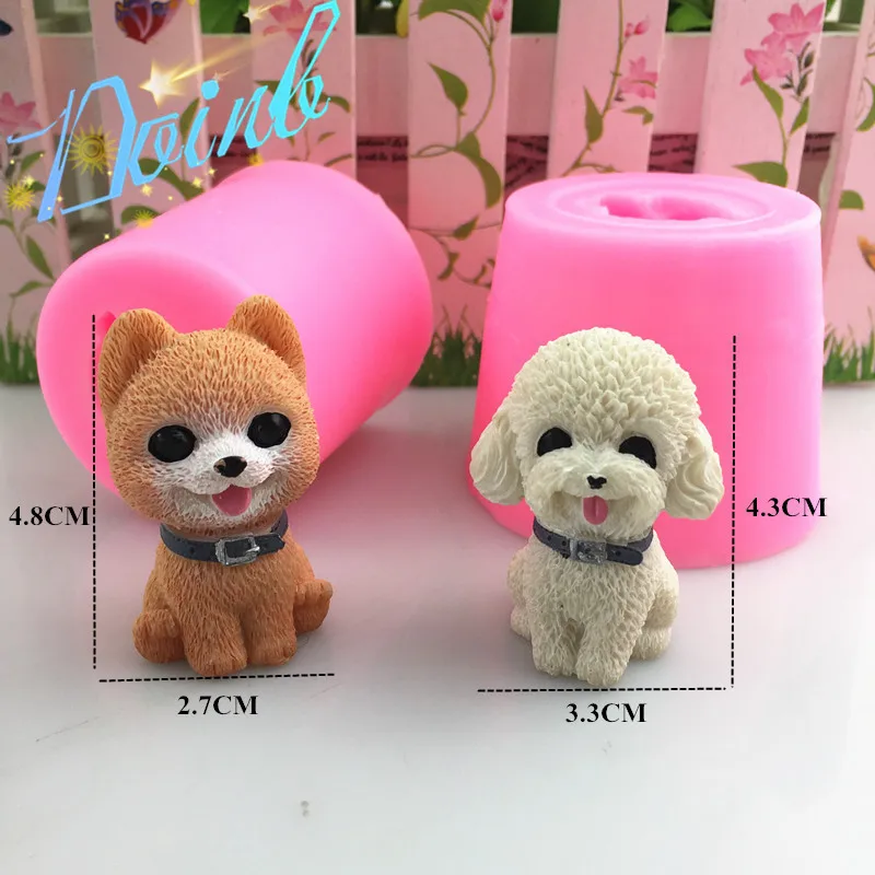 Xixing Милая 3D форма собаки DIY силиконовая форма кухонные принадлежности шоколадный пудинг пластырь плесень украшение торта