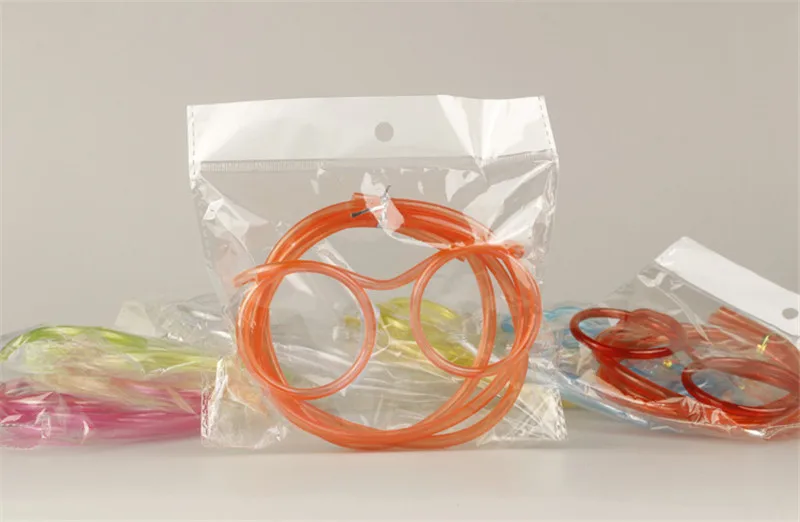 10PcsSet Funny Drinking Straws Unique Flexible Drinking Tube Kids Party Accessories Colorful Plastic Soft Glasses Straw (14)