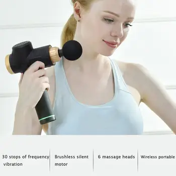 

Muscle Massage Therapy Gun Convenient Practical User-friendly Design Exercising Deep Tissue Relaxing Vibration Massager