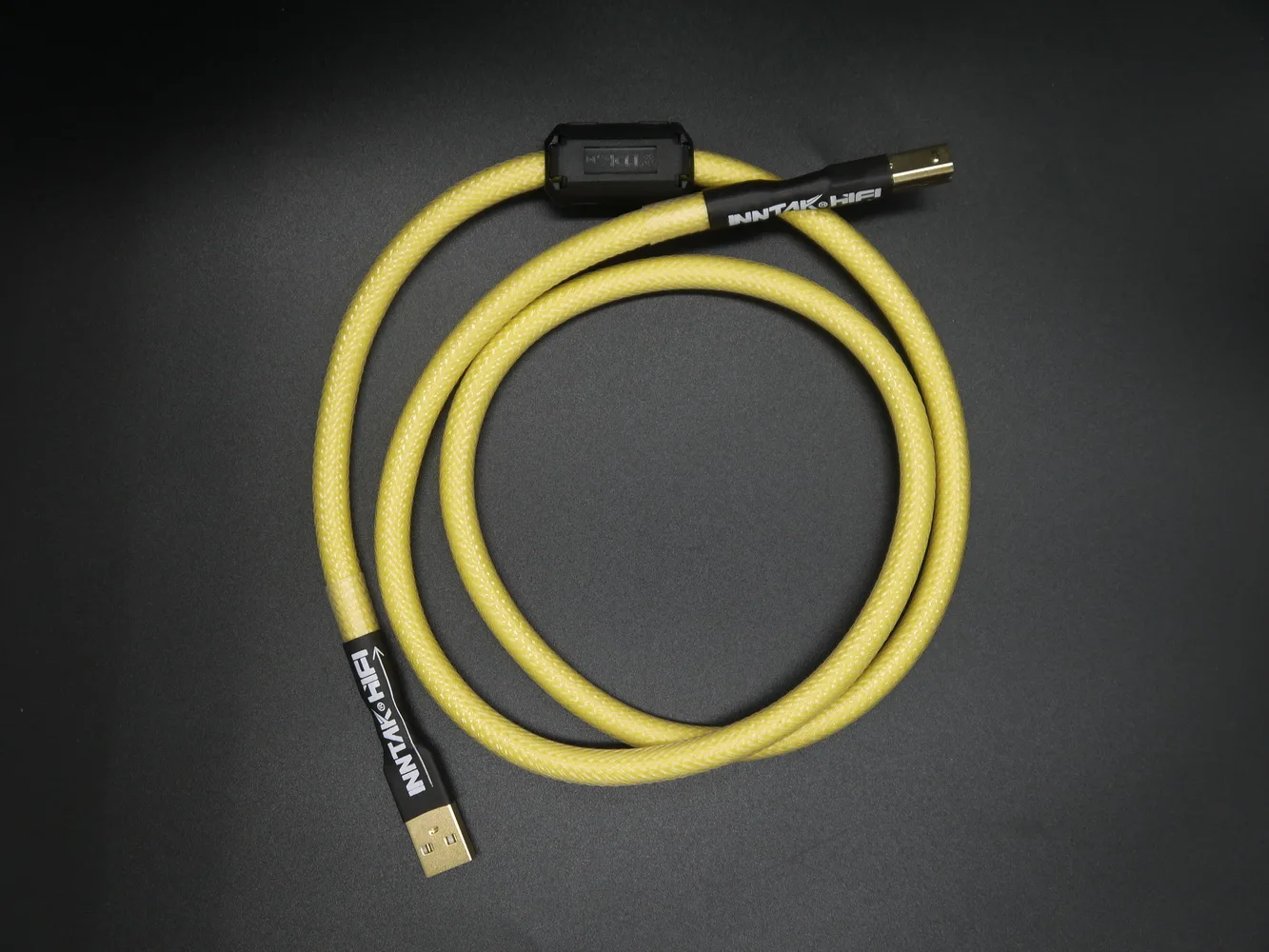 은도금 구리 USB 2.0 타입 A-B 하이파이 오디오 USB 케이블, DAC PC, 0.5M-5M, YELLOW1038, 고급 1 개