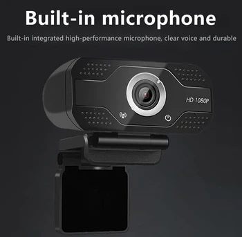 

1080P Web Camera Webcam USB Plug Play Webcam with Built-in Microphone Computer Laptop Monitor Widescreen Video Usb Camera