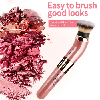 

New Arrival Loose Powder Blush Brushes With 360 Degree Rotating Head Tool Electric Makeup Brush Professional BB Cream Foundation