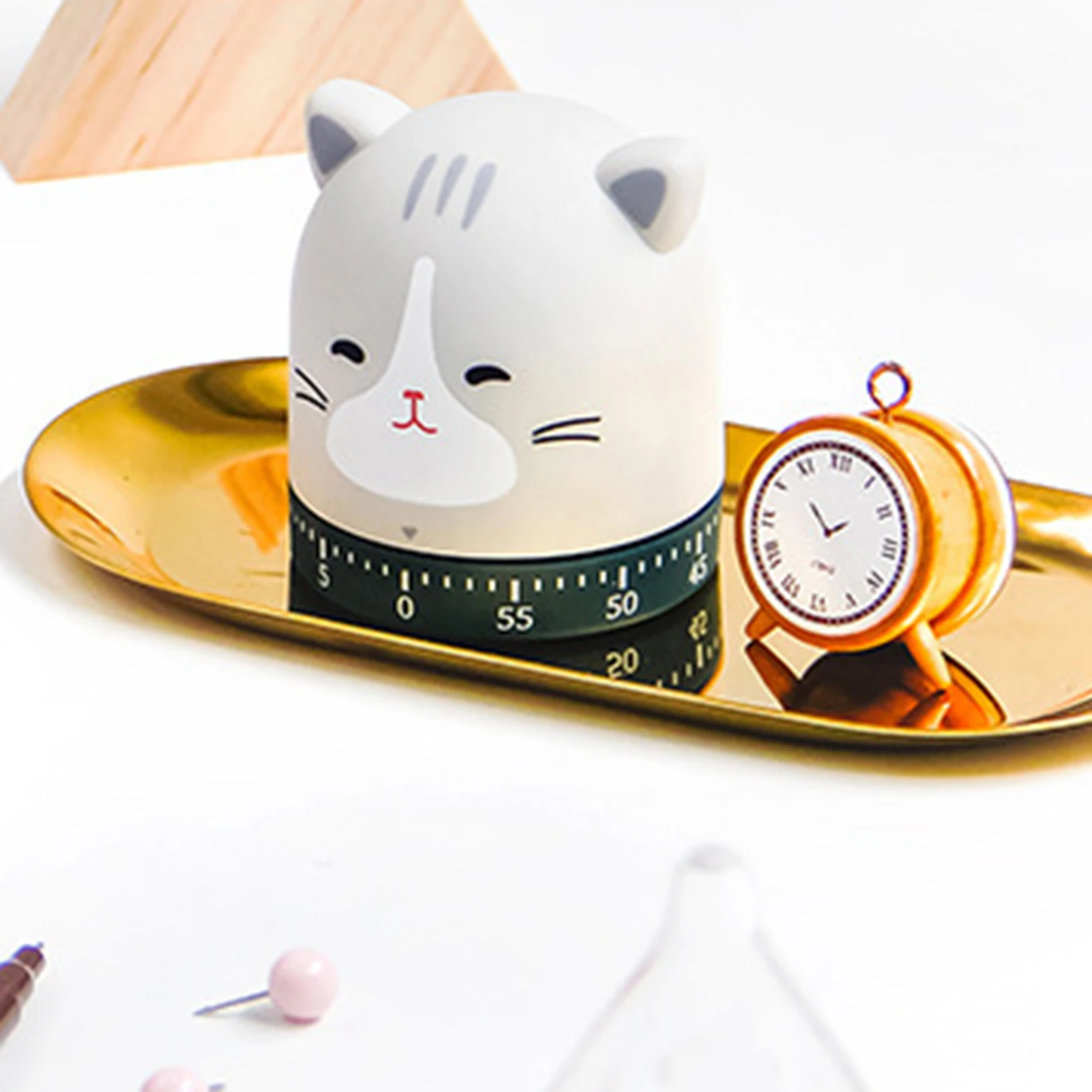 Timer Kitchen Cooking Timers Mechanical Countdown Egg Clock Baking Animal  Cute Manual Wind Up Reminder Alarm Cartoon Digital Cat - AliExpress