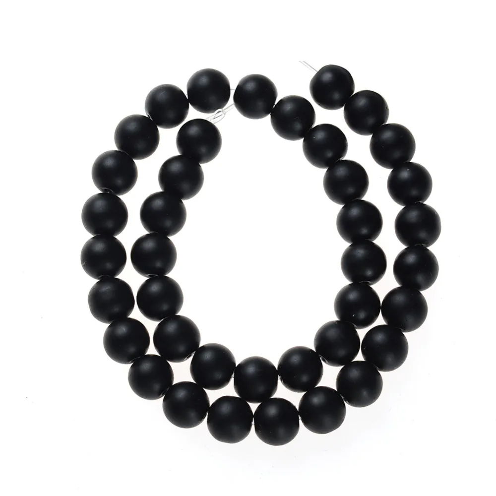 Natural-Stone-Beads-4-14mm-Round-Matte-Wholesale-Black-Beads-Dull-Polish-Onyx-Carnelian-Black-Stone (3)