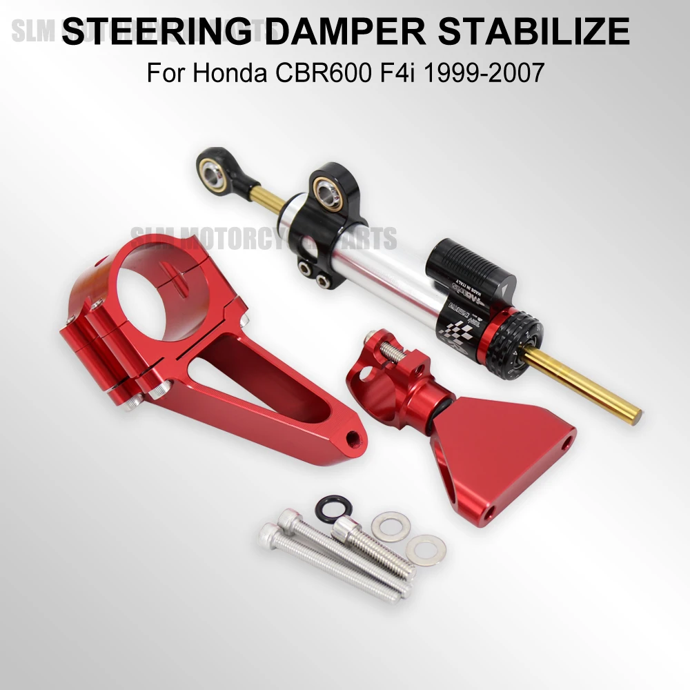 

Стабилизатор рулевого механизма из углеродного волокна 1999-2007 CBR600, комплект крепления кронштейна для мотоцикла HONDA CBR600 F4i