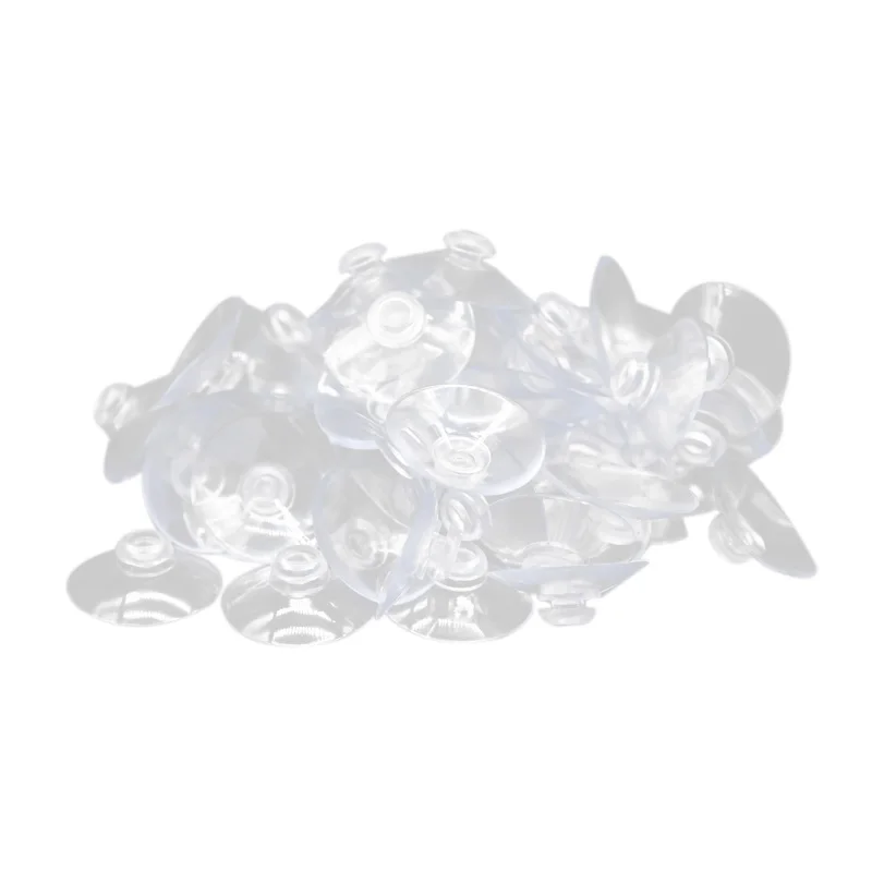 

GYTB 100Pcs 40Mm Clear Suction Cup Sucker Mushroom Head Suction Cup Suction