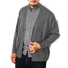 Осенне-зимний мужской свитер больших размеров 5XL 6XL 7XL 8XL 9XL бюст 140 см теплый шерстяной мужской свитер
